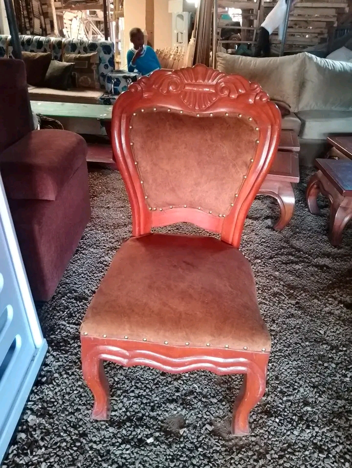 Handcrafted Dinning Table Chair by Wachira Spotless Furniture